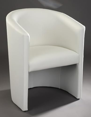 Unbekannt Cocktailsessel Sessel Clubsessel Loungesessel Club Möbel Bürosessel Praxismöbel Farbe Weiss Neu, Kunstleder, Mit Armlehnen - 2
