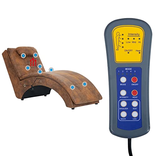 ShGaxin SPU:281349 Massageliege mit Kissen aus künstlichem Wildleder, braun, Einzelbett, Tantra-Sessel für Erwachsene, Einzelsofa - 9