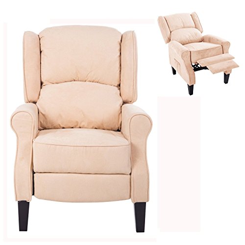 homcom 831-047CW  Relaxsesssel Ohrensessel creme - 2