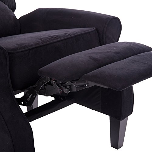 homcom 831-047BK Relaxsesssel Ohrensessel schwarz - 5