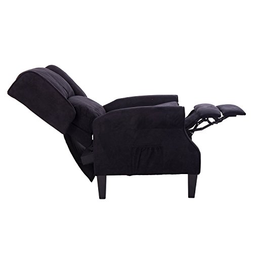 homcom 831-047BK Relaxsesssel Ohrensessel schwarz - 6