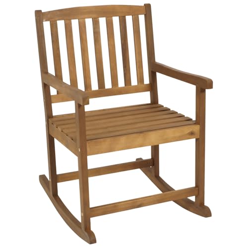 Schaukelstuhl aus Akazien-Hartholz, Oberfläche geölt, für Aussen, FSC®-zertifiziert - 12