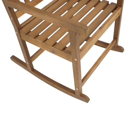 Schaukelstuhl aus Akazien-Hartholz, Oberfläche geölt, für Aussen, FSC®-zertifiziert - 8