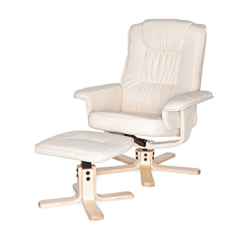 Amstyle Comfort Relaxsessel mit Hocker - 6