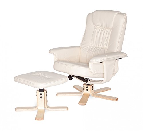 Amstyle Comfort Relaxsessel mit Hocker - 7