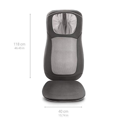 Medisana MC 822 Shiatsu – Massagesitzauflage (geeignet bis Körpergröße 1,85m) 3 Massagezonen, höhenverstellbare Nackenmassage, Vibrationsmassage - 2