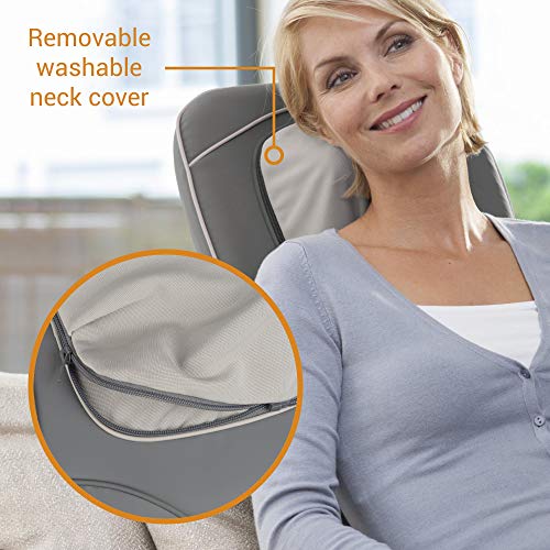 Medisana MC 822 Shiatsu – Massagesitzauflage (geeignet bis Körpergröße 1,85m) 3 Massagezonen, höhenverstellbare Nackenmassage, Vibrationsmassage - 8