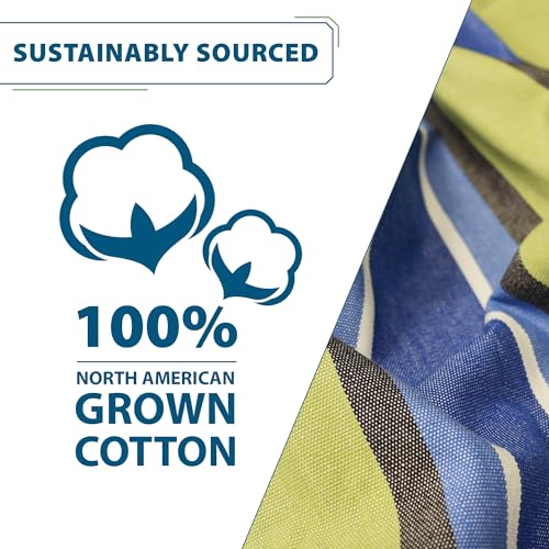 Vivere Doppel Baumwolle Hängematte mit Hängemattengestell Oase - 6