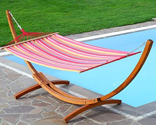 350cm XL Luxus Hängemattengestell mit Hängematte Gestell - 8