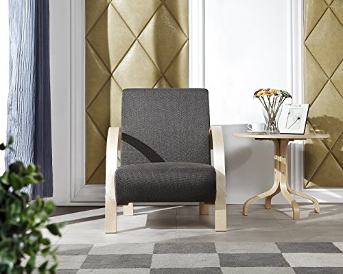 i-flair® – Polstersessel – Lounge Sessel – Dunkelgrau - 2