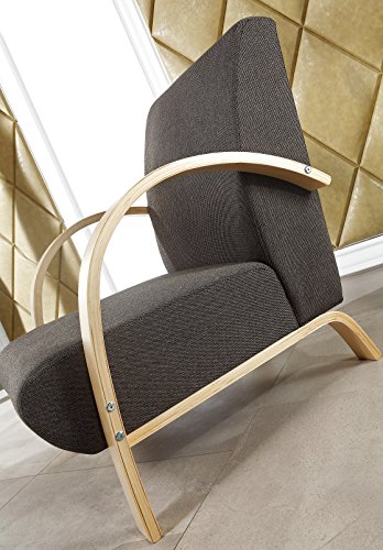 i-flair® – Polstersessel – Lounge Sessel – Dunkelgrau - 5