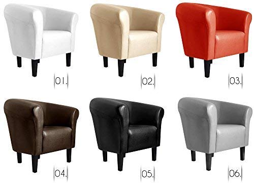 TOP Sessel Clubsessel Loungesessel Cocktailsessel „MONACO 2“ Braun W364 04 - 3