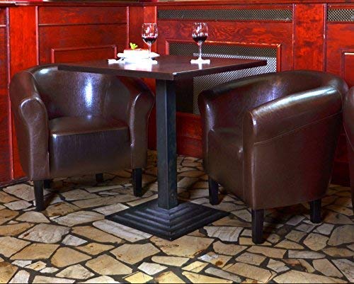 TOP Sessel Clubsessel Loungesessel Cocktailsessel „MONACO 2“ Braun W364 04 - 7