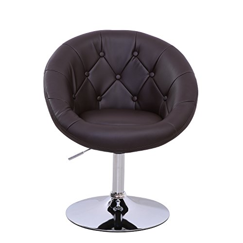 Lounge Sessel Havanna Clubsessel Barhocker Cocktailsessel Drehsessel (Braun) - 4