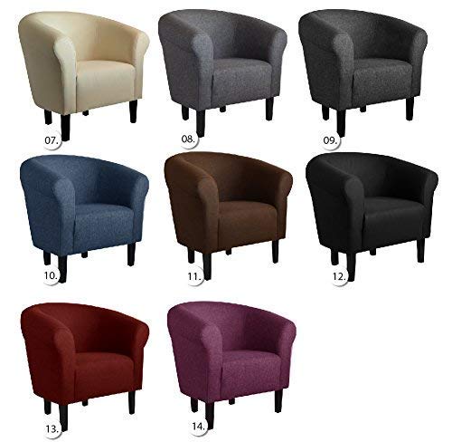 Clubsessel Loungesessel Cocktailsessel „MONACO 2“ Sawanna Marineblau W364 10 - 4