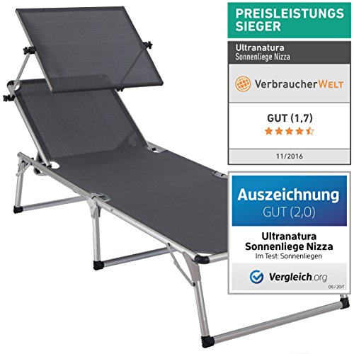 Ultranatura Aluminium Sonnenliege Gartenliege - 2