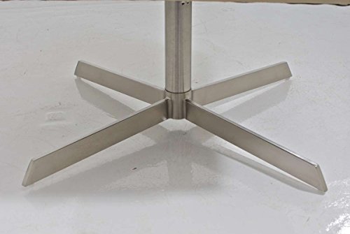 CLP stilvoller Edelstahl Clubsessel / Lounge-Sessel CUBIC – creme – aus bis zu 4 Farben wählen - 7