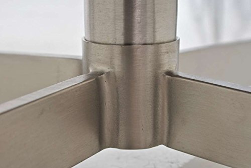 CLP stilvoller Edelstahl Clubsessel / Lounge-Sessel CUBIC – creme – aus bis zu 4 Farben wählen - 8