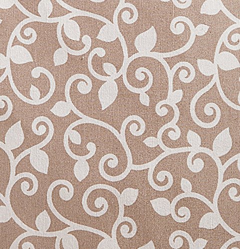 Max Winzer 65271100 Merle Ohrenbackensessel Baumwollgewebe mit beigem Rankenmuster - 4