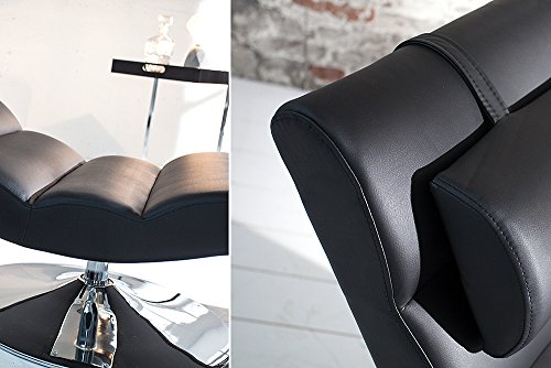 Moderne Design Liege RELAXO Relaxliege schwarz - 7