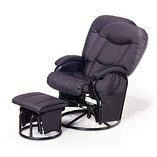 Hauck 687024 Stillstuhl Metal Glider Recline Black -Schwarz - 2