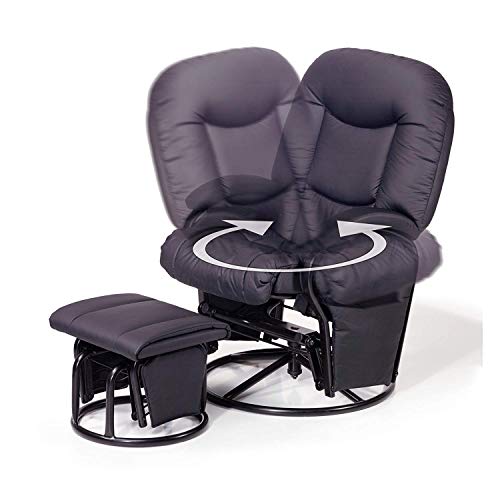 Hauck 687024 Stillstuhl Metal Glider Recline Black -Schwarz - 3