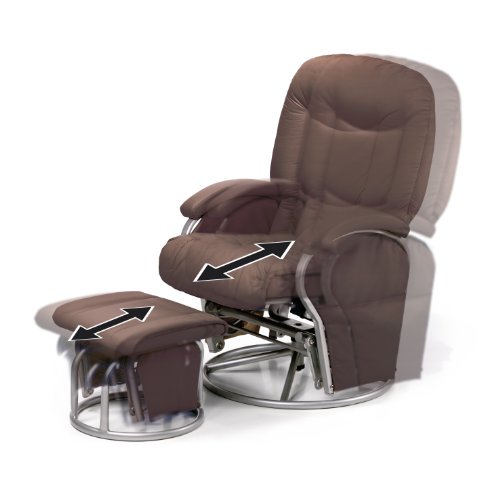Hauck 687079 Stillstuhl Metal Glider Recline Brown – Braun - 5