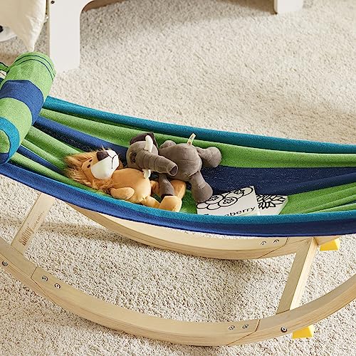 SoBuy® Kinder Hängematte – Kinderhängematte – Schaukelliege - 7