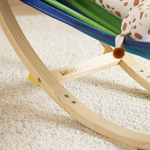 SoBuy® Kinder Hängematte – Kinderhängematte – Schaukelliege - 8