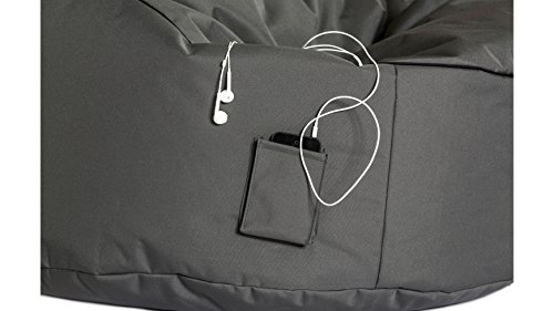 Sitzsack-Set Scuba Swing mit Hocker anthrazit - 4