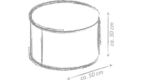 Sitzsack-Set Scuba Swing mit Hocker anthrazit - 8