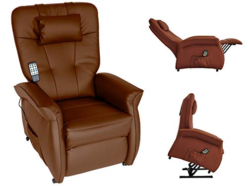 THRONER EXKLUSIV Massagesessel (Schlafsessel) mit elektrischer Aufstehhilfe und 5-Punktmassage – Made in Germany - 5