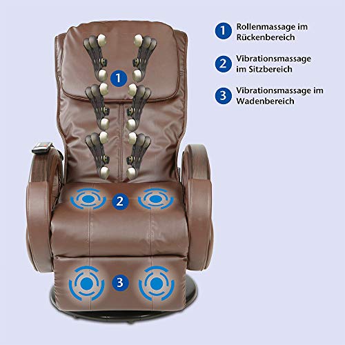 Massagesessel Dream Island Shiatsu-Massage –  drehbar - 2