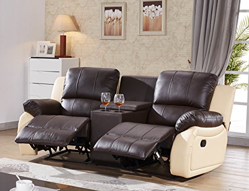 Ledersofa Kinosofa Relaxcouch Fernsehsofa 5129-Cup-2-377-317 - 2