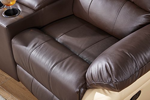 Ledersofa Kinosofa Relaxcouch Fernsehsofa 5129-Cup-2-377-317 - 5