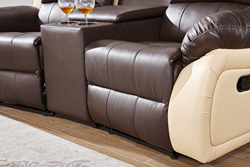 Ledersofa Kinosofa Relaxcouch Fernsehsofa 5129-Cup-2-377-317 - 6