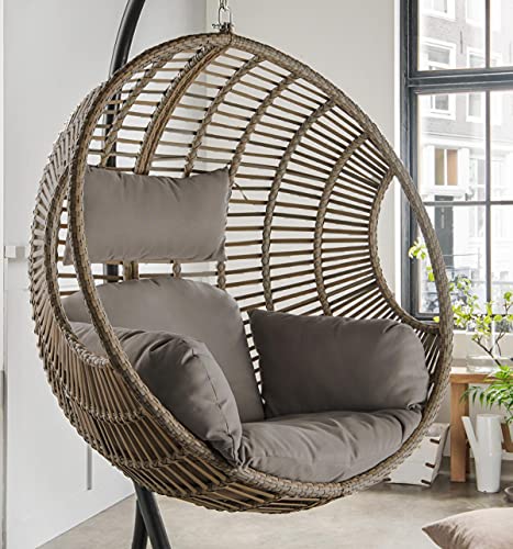 Destiny COCO Deluxe II Hängesessel Polyrattan Hängekorb Hängestuhl Hängeschaukel - 2