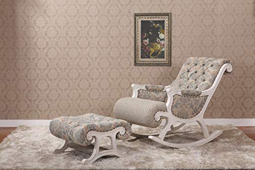 XL Hängesessel mit Gestell “Vogelnest” von elfnick mit Polster Braun - 3