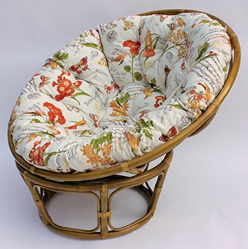 Rattan Papasan Sessel bunt – D 110 cm - 2