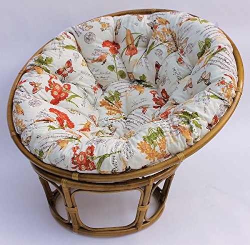 Rattan Papasan Sessel bunt – D 110 cm - 3