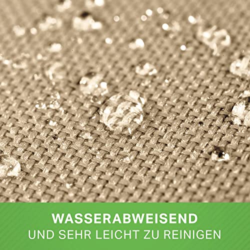 Green Bean © Square XXL Riesensitzsack – TÜV geprüft –  In- und Outdoor Sitzsack – Beige - 7