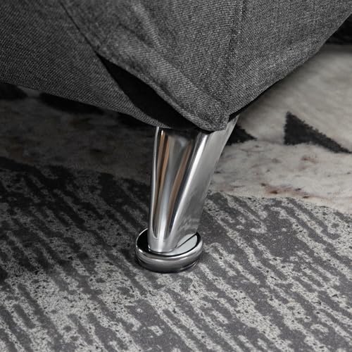 HOMCOM Relaxliege mit 5 Massagemodi Loungesessel mit Lendenkissen, Heizfunktion, Liegesessel mit Seitentasche, Fernbedienung, Leinenoptik, Relaxsessel Chaiselongue Dunkelgrau - 9