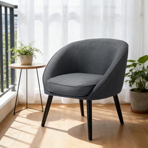 HOMCOM Loungesessel Cocktailsessel Wohnzimmerstuhl Bürostuhl Polsterstuhl für Wohnzimmer, Schlafzimmer, Kinderzimmer - 7