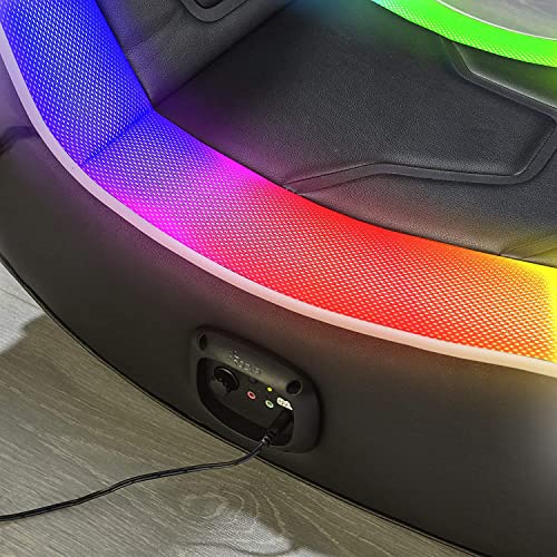 X Rocker Chimera RGB 2.0 Floor Rocker Gaming Sessel | Entertainment Gamer Stuhl mit 2.0 Soundsystem & Neo Motion RGB Beleuchtung für Kinder & Jugendliche - 5