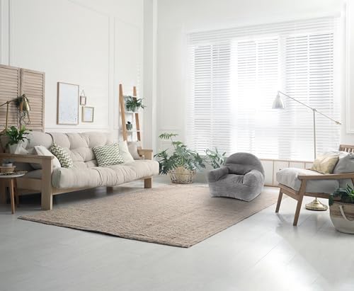 Traumnacht Kindersessel Ella mit abnehmbaren Bezug aus hochwertigem Kord Gewebe, waschbar, 60 x 50 x 55 cm, grau, produziert nach deutschem Qualitätsstandard - 3