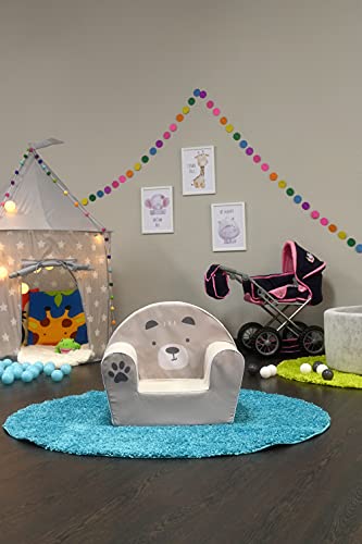 Knorrtoys 68380-Kindersessel-Bär Paul, Baumwolle, Weiß - 5