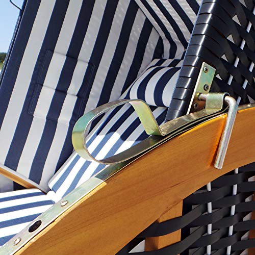 Swing & Harmonie RGB – Strandkorb XXL – 118cm inkl. Abdeckcover - 4