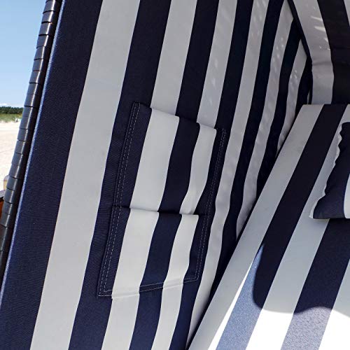 Swing & Harmonie RGB – Strandkorb XXL – 118cm inkl. Abdeckcover - 6