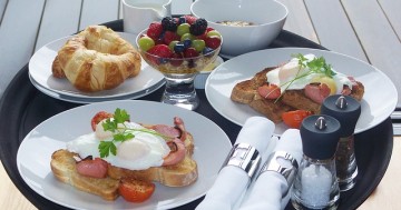 Frühstück mit Entspannung