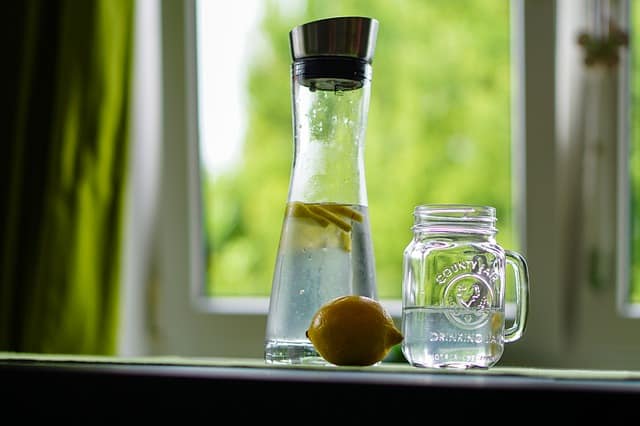 Viel Trinken bei Hitze